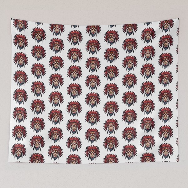 Item preview, Chiefs Warriors -  Mascot Red // School Spirit College Team Cheer designed and sold by Aubergine Designs.