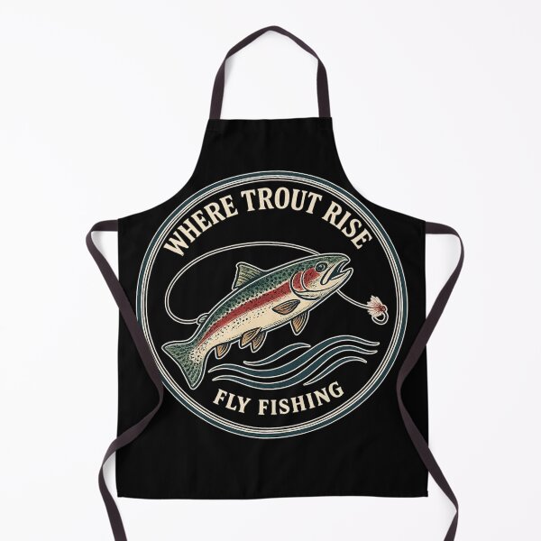Item preview, Vintage Rainbow Trout Fly Fishing designed and sold by OddHobbyClub.