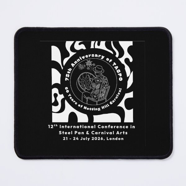 Item preview, TASPO 75 - Commemorative Print - White on Black - Design 2 designed and sold by LailaShah.