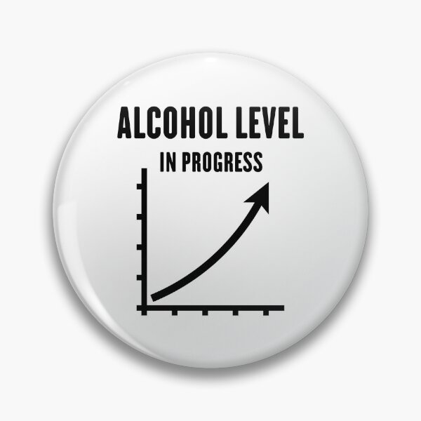Item preview, Alcohol Level In Progress (Drinking Team / Booze Party / Black) designed and sold by Roderix.