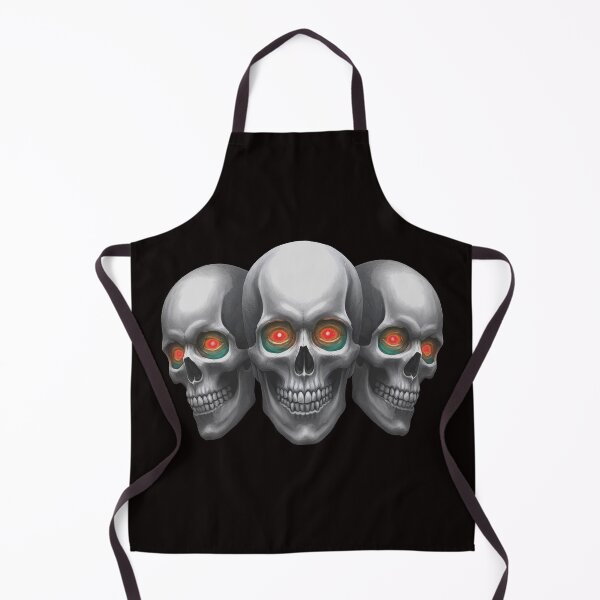 Item preview, Gothic Triple Skulls With Red Eyes designed and sold by Atteestude.