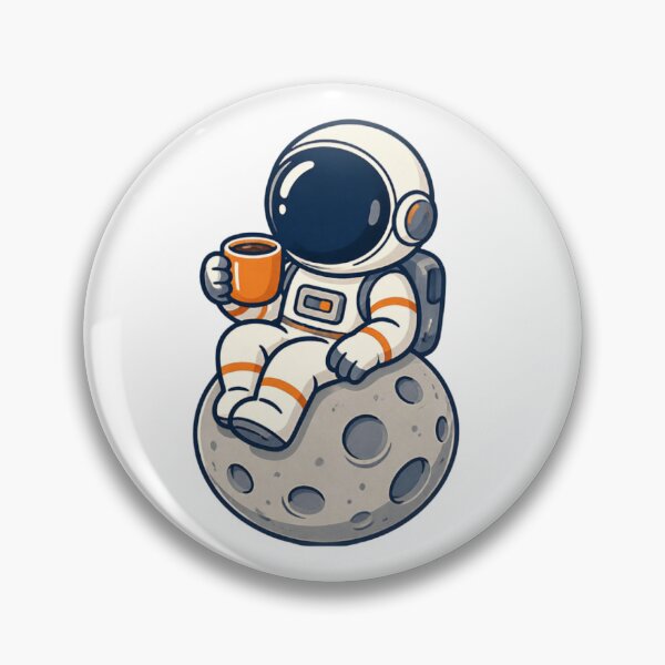 Item preview, Space Man Drinking Coffee designed and sold by SportsShip.