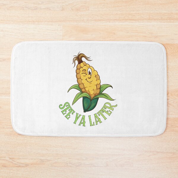Item preview, Funny Corn on the Cob Bathroom Toilet Kernel Poop See Ya Later Joke  designed and sold by Space Ghettos.