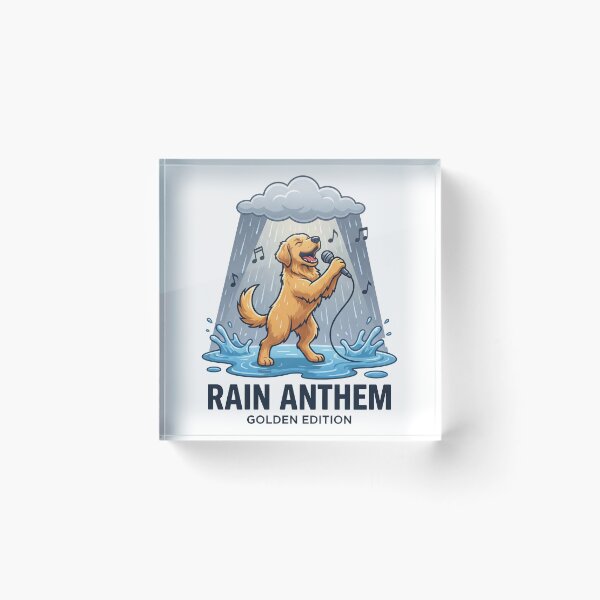 Item preview, Golden Rainy Day Anthem designed and sold by zoughlal.
