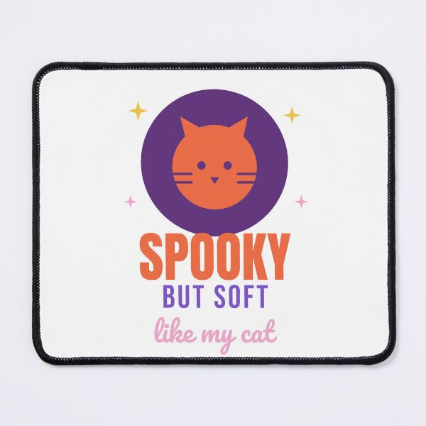 Item preview, Spooky But Soft - Cute Halloween Cat Shirt designed and sold by RankShift.