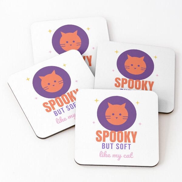 Item preview, Spooky But Soft - Cute Halloween Cat Shirt designed and sold by RankShift.