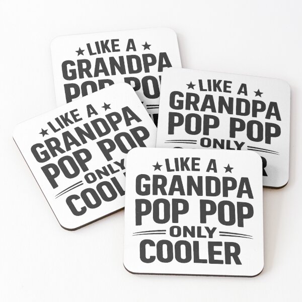 Item preview, like a grandpa pop pop only cooler,birthday Gift designed and sold by CloudyPress.
