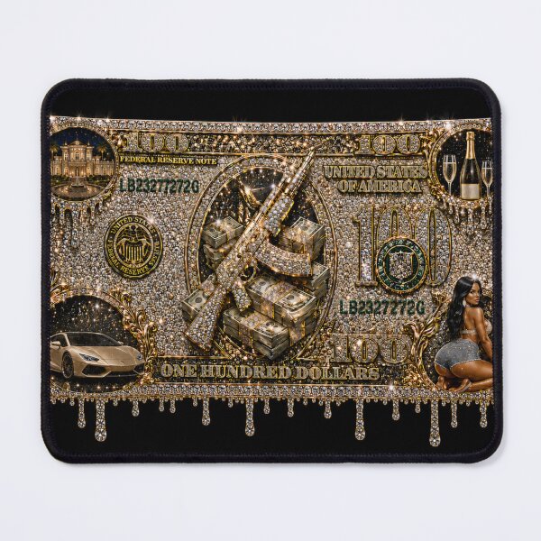 Item preview, Million Dollar Lifestyle Iced Out Diamond Gold Bill designed and sold by Trans4med.