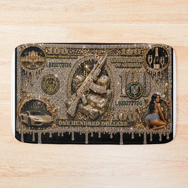 Item preview, Million Dollar Lifestyle Iced Out Diamond Gold Bill designed and sold by Trans4med.