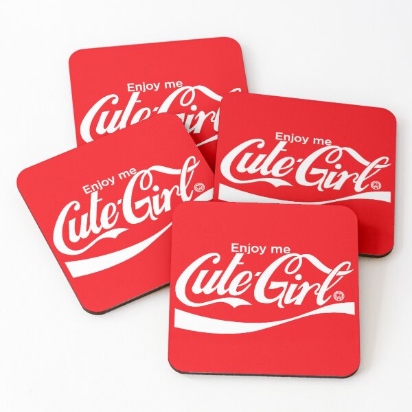 Item preview, Enjoy me: Cute-Girl - Coca-Cola Logo Parody designed and sold by devilinfluencer.