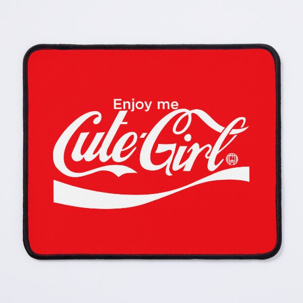 Item preview, Enjoy me: Cute-Girl - Coca-Cola Logo Parody designed and sold by devilinfluencer.