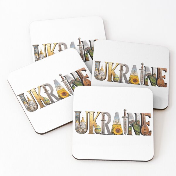 Item preview, Ukraine Landmark Typography Travel Design | Ukrainian Heritage & Culture Art designed and sold by VladisWorld.