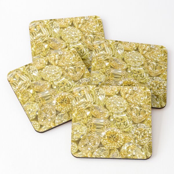 Item preview, Photorealistic Yellow Diamond Texture Pattern designed and sold by GSizzle1.