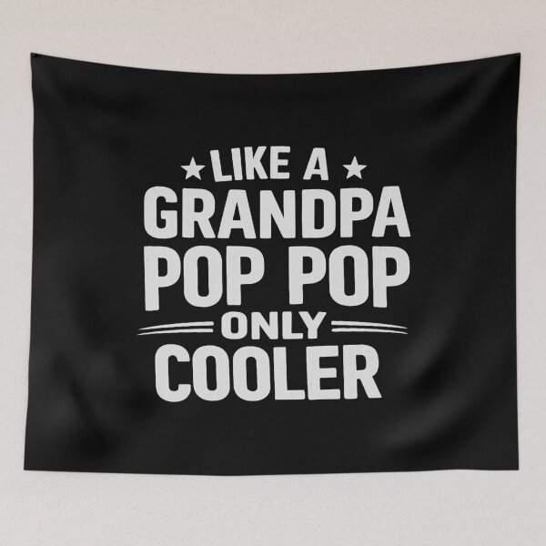 Item preview, like a grandpa pop pop only cooler,birthday Gift designed and sold by CloudyPress.