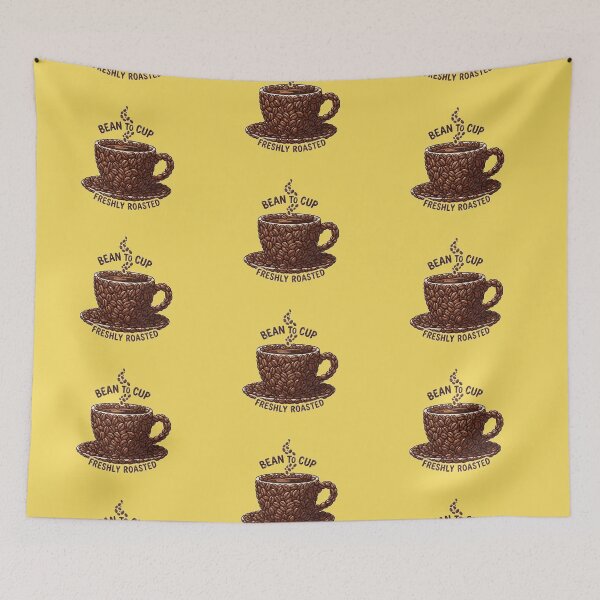 Item preview, Coffee Cup Made of Roasted Beans But First Coffee Aesthetic Design designed and sold by Evelashop.