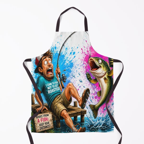 Item preview, Funny fishing cartoon designed and sold by urbanshop7.