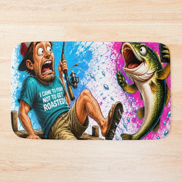 Item preview, Funny fishing cartoon designed and sold by urbanshop7.