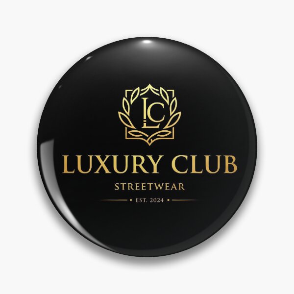 Item preview, Luxury Club Gold Monogram Premium Streetwear Emblem designed and sold by DigitalArtx-com.