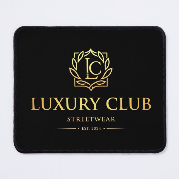 Item preview, Luxury Club Gold Monogram Premium Streetwear Emblem designed and sold by DigitalArtx-com.
