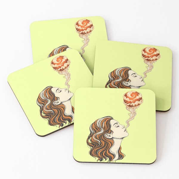 Item preview, Mystical Woman Breathing a Cosmic World designed and sold by designbyuzi.
