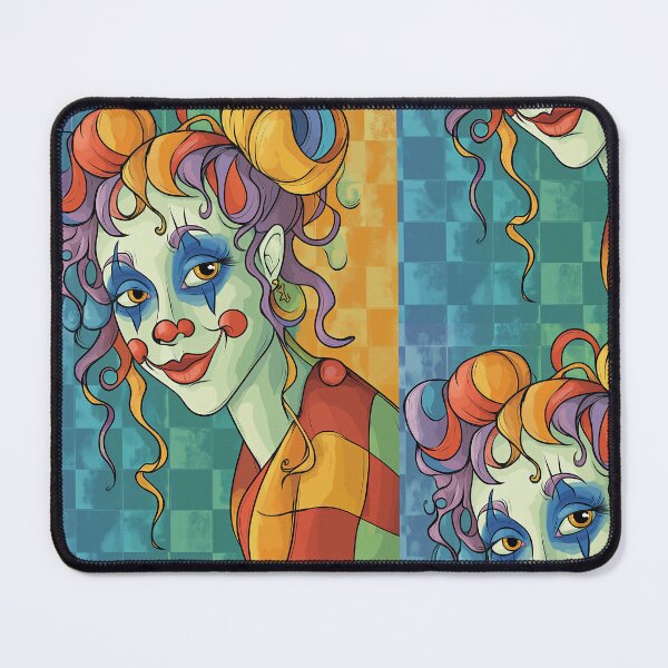 Item preview, Candy Colors Clown Portrait designed and sold by Verademacedoart.