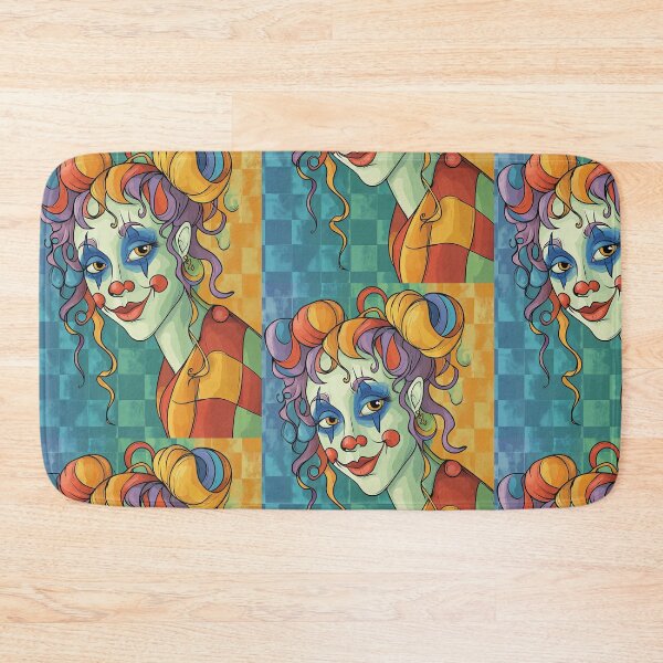 Item preview, Candy Colors Clown Portrait designed and sold by Verademacedoart.