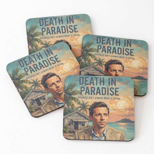 Item preview, Death in Paradise Fine Art Tribute designed and sold by Art's Diner.