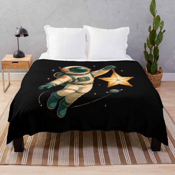 Item preview, Star Collector Astronaut in Retro Space designed and sold by Sketchlegacy.