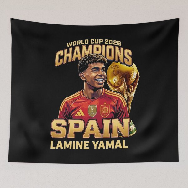 Item preview, 2026 World Cup Champions Spain - Lamine Yamal designed and sold by mwebba2005.