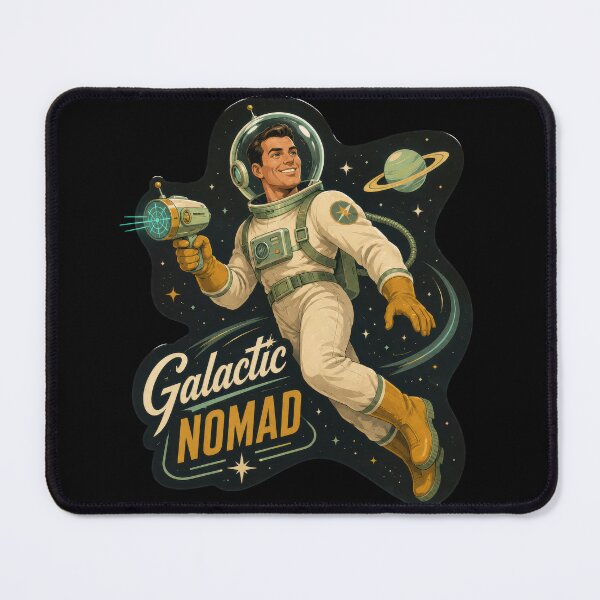 Item preview, Galactic Nomad: Retro Raygun Explorer  designed and sold by Sketchlegacy.