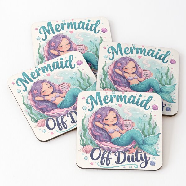 Item preview, Mermaid Off Duty Cute Relaxing Mermaid Ocean Lover Design designed and sold by Moonlight Studio.