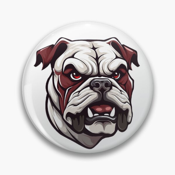 Artikelvorschau, Bulldogs – Maskottchen // Cheerleader-Team der Schule entworfen und verkauft von Aubergine Designs.