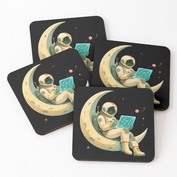 Item preview, Celestial Cartographer on the Crescent Moon  designed and sold by Sketchlegacy.