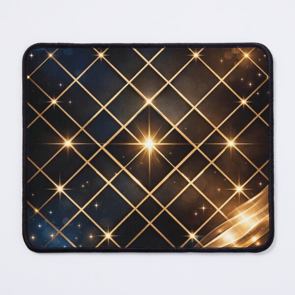 Item preview, Luxury Black and Gold Geometric Glitter Background with Elegant Sparkle Frame designed and sold by Amsafjol.