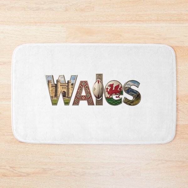 Item preview, Wales – Culture & Landscape Word Art designed and sold by VladisWorld.