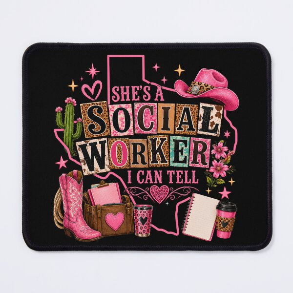 Item preview, She's a Social Worker I Can Tell Western Case Worker Design designed and sold by VGAfanatic.