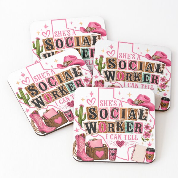 Item preview, She's a Social Worker I Can Tell Western Case Worker Design designed and sold by VGAfanatic.