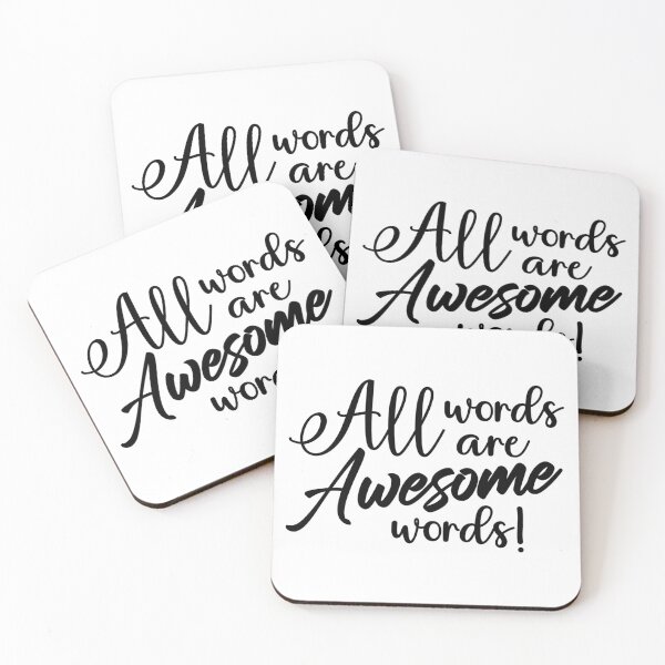 Item preview, All Words Are Awesome Words designed and sold by tryslora.