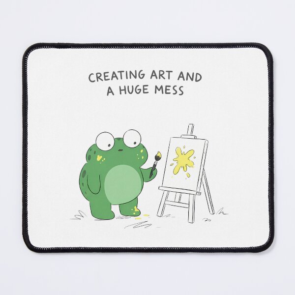 Item preview, Painter Frog designed and sold by LittleFrogTales.