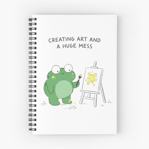 Item preview, Painter Frog designed and sold by LittleFrogTales.