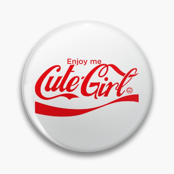 Item preview, Enjoy me: Cute-Girl - Coca-Cola Logo Parody (Red Edition) designed and sold by devilinfluencer.