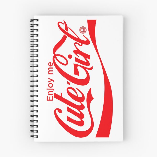 Item preview, Enjoy me: Cute-Girl - Coca-Cola Logo Parody (Red Edition) designed and sold by devilinfluencer.