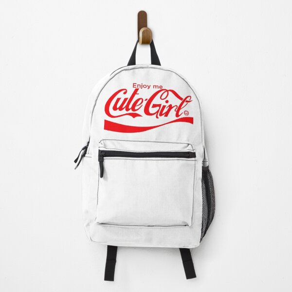 Item preview, Enjoy me: Cute-Girl - Coca-Cola Logo Parody (Red Edition) designed and sold by devilinfluencer.