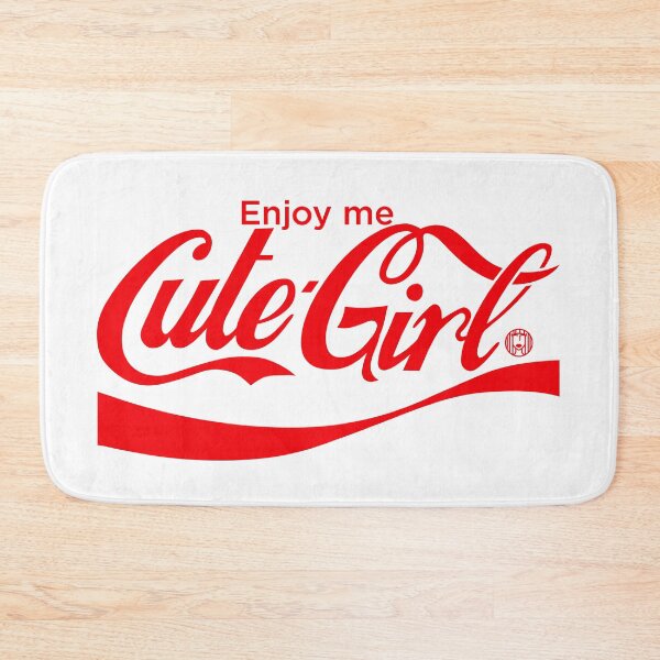 Item preview, Enjoy me: Cute-Girl - Coca-Cola Logo Parody (Red Edition) designed and sold by devilinfluencer.
