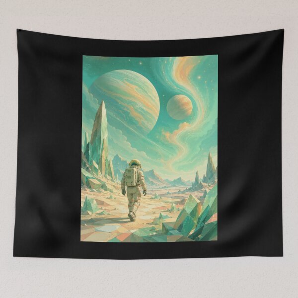Item preview, Wanderer of the Emerald Crystal Planet  designed and sold by Sketchlegacy.