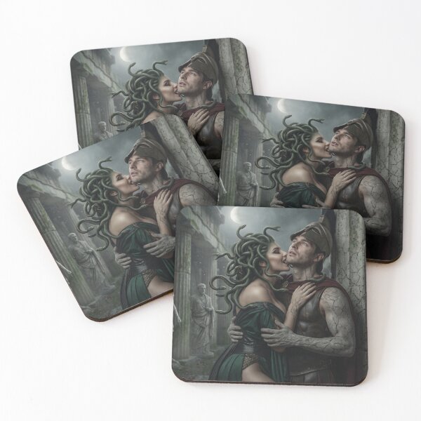 Item preview, Medusa's Fatal Embrace - Dark Romance Stone Curse Myth designed and sold by TheRichGallery.