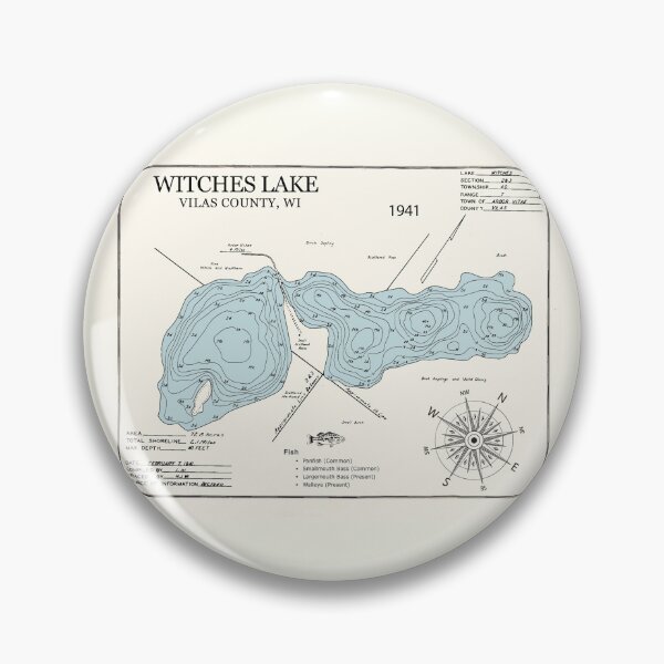 Item preview, Witches Lake - Vilas County WI  designed and sold by Jean Plout.