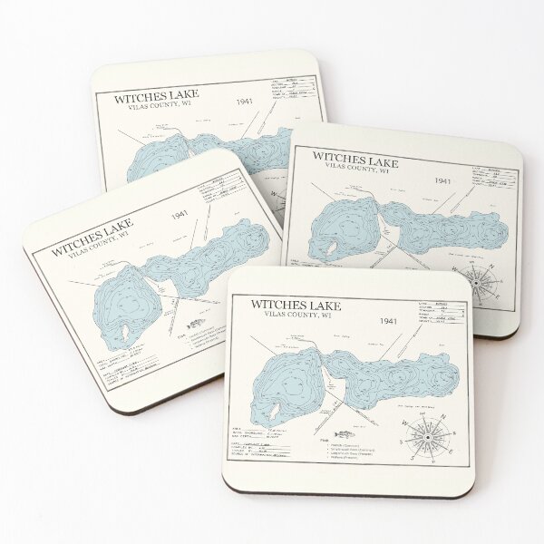Item preview, Witches Lake - Vilas County WI  designed and sold by Jean Plout.