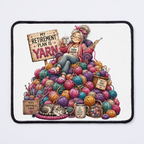 Item preview, My Retirement Plan Is Yarn. Classic Yarn Humor. designed and sold by OneDotSpot.