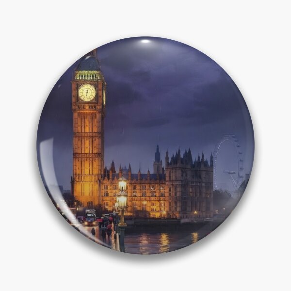 Item preview, Big Ben at Midnight London Nightscape designed and sold by ResonateUK.